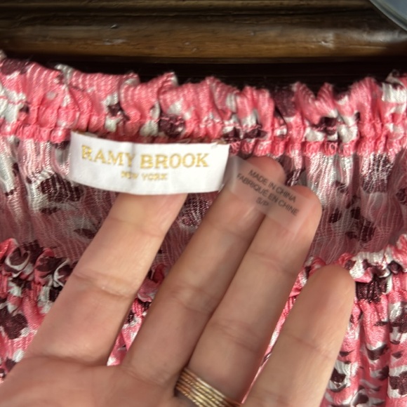 Ramy Brook Floral Silk Blend Blouse - Size S - Picture 7 of 8